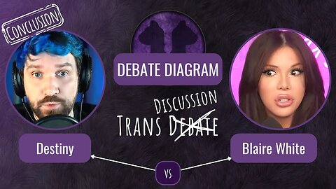 Debate Diagram 16: Blaire White and Destiny "Debate" (Discuss) Trans - Conclusion