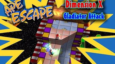 Ape Escape: Dimension X - Gladiator Attack (with commentary) PS1