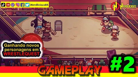 🎮 GAMEPLAY! Ganhando novos personagens na segunda Gameplay de WRESTLEQUEST no PC! Confira!