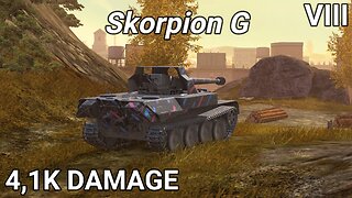 Rheinmetall Skorpion G • 4.1K DAMAGE • WoT Blitz