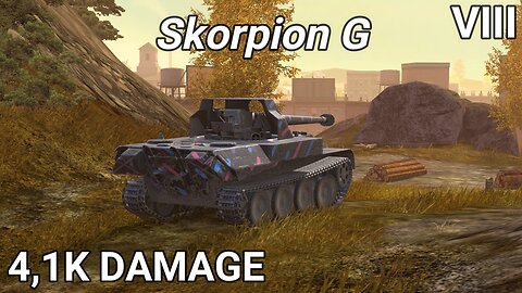 Rheinmetall Skorpion G • 4.1K DAMAGE • WoT Blitz