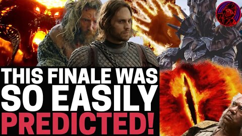 The Rings Of Power FINALE IS HERE! EASILY Predicted Non-Canon Plot Get's DESTROYED By Fans!