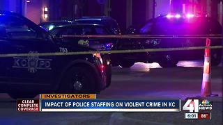 Impact of police staffing on violent crime in KC