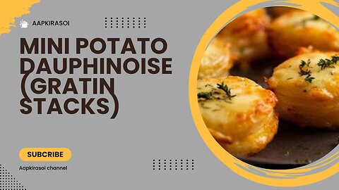 Mini Potato Dauphinoise (Gratin Stacks)