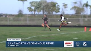 Seminole Ridge flag football with usual expectations for new season