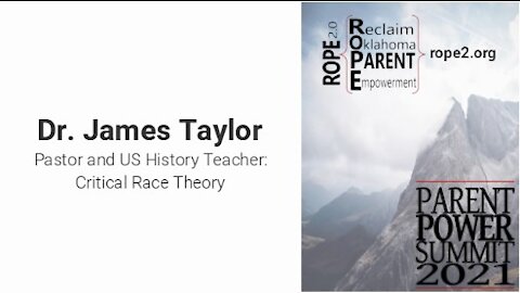 Dr. James Taylor: Critical Race Theory in Schools