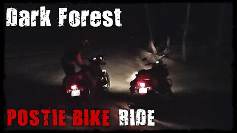 Dark Forest Postie Bike Ride