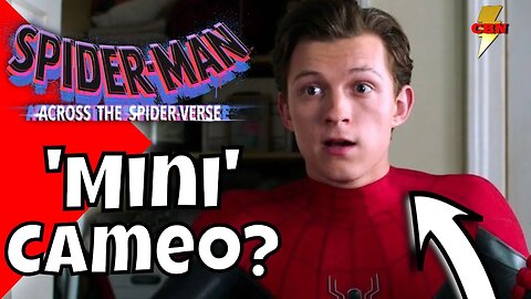 Across the SpiderVerse Mini Tom Holland Cameo Leaked Spiderman News