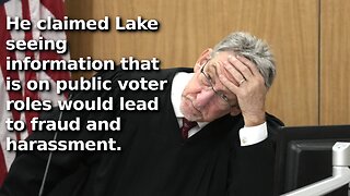 AZ Judge Rejects Kari Lake’s Ballot Signature Check Lawsuit, Claims Would Undermine Future Elections