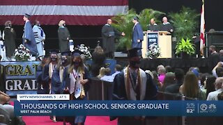 Thousands of high school seniors graduate in West Palm Beach