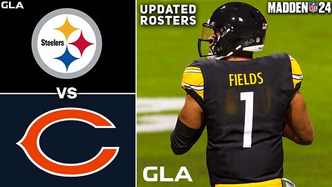 Justin Fields Steelers vs. Caleb Williams Bears | Free Agency 2024 - 2025 Rosters | Madden 24 PS5
