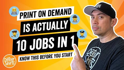 Things you need to know to do print on demand. The 10 Jobs You Will Do.. Know This Before Starting.