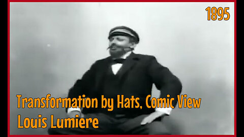 Transformation by Hats, Comic View - 1895