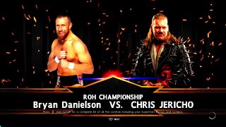 AEW Dynamite Bryan Danielson vs Chris Jericho for the Ring of Honor Championship