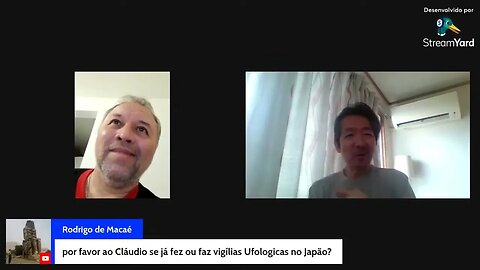LIVE! Cláudio Suenaga entrevistado por Adriano Paula Araújo Costa, do Canal Universo OVNI