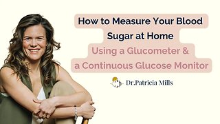 How to put on a continuous glucose monitor (CGM) and use a glucometer for blood sugar monitoring