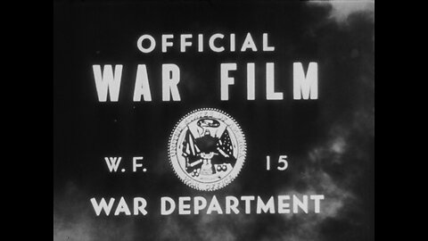 Film Communique, United States War Department (1943 Original Black & White Film)
