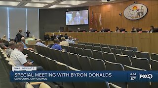 Congressman in Cape Coral for special City council meeting today