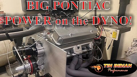 Pontiac 535 engine makes BIG POWER on the dyno