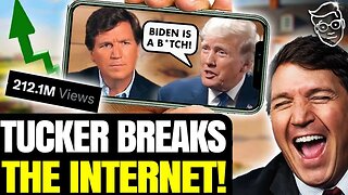 Tucker & Trump Interview Most Watched In History | +200,000,000 Views 👀🚨