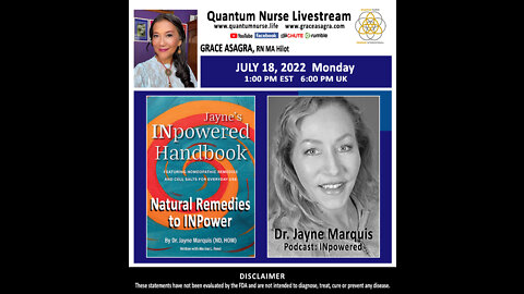 Dr. Jayne Marquis, ND, Homeopath -" Natural Remedies to INpower"