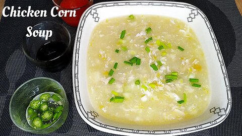 Chicken Corn Soup - Soup Recipes - Chicken Soup - How to Make Chicken Corn Soup with Homemade Stock