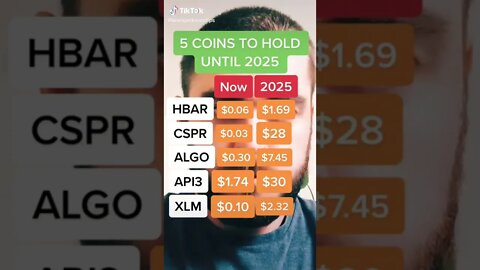 5 Coins To Hold Until 2025 #shorts #shorts