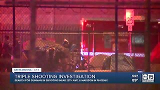 Three people shot in downtown Phoenix
