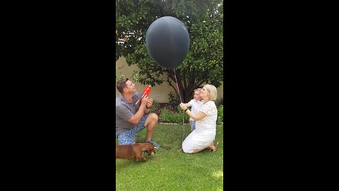 Gender Reveal Balloon Fail