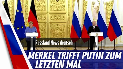 Merkel trifft Putin in Russland