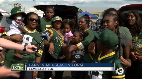 Tailgaters swarm Lambeau Field for Packers' Family Night