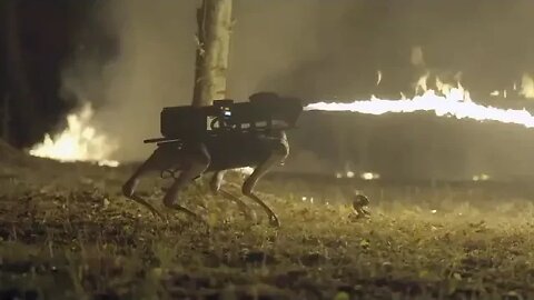 Throwflame has unveiled a robotic dog with a flamethrower.