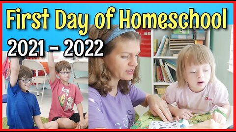 * REAL LIFE * FIRST DAY OF HOMESCHOOL || Down Syndrome + Family Homeschool Day In The Life