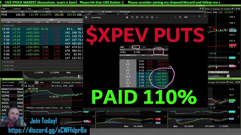 $XPEV PUTS PAID 110% YOU WERE TOLD - JOIN THE DISCORD
