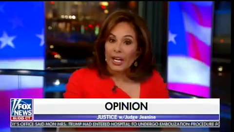 Judge Jeanine: Loretta Lynch Must Have Played Role in FBI Spying on Trump