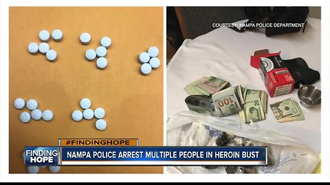 Nampa Police arrest multiple individuals for drug trafficking, heroin