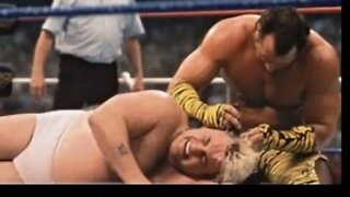 Brutus Beefcake on Adrian Adonis and Andre The Giant