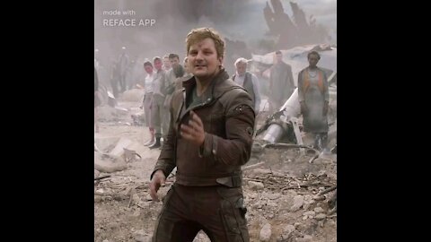 ironmanduck as Star Lord doing a dance off