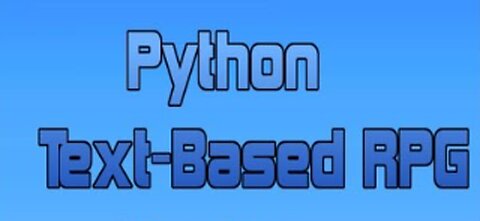 Text based RPG(Role Playing Game) in Python