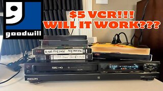 Will this $5 VCR Play a 25 year old tape???