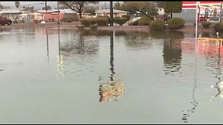 Wet weather causing dangerous flooding across Las Vegas valley