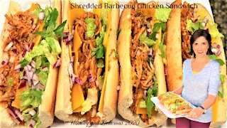 Best Shredded Barbecue Chicken Sandwich
