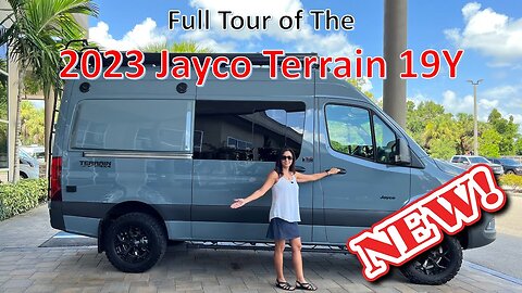 Tour The NEW 2023 Jayco Terrain 19Y B-Class Off-Road Adventure RV Built On The Mercedes 4X4 Chassis