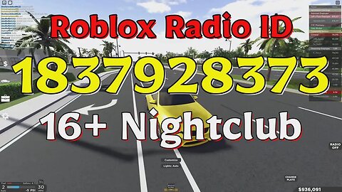 Nightclub Roblox Radio Codes/IDs