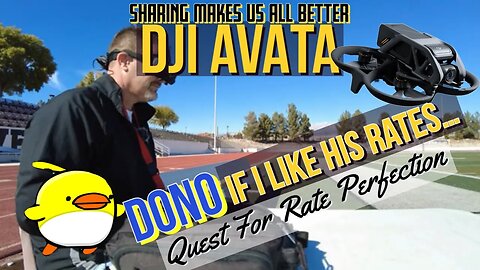 BEST DJI AVATA COTROLLER 2 RATES 👀 DONO IF I LIKE HIS RATES