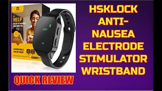 HSKLOCK Rechargeable Anti Nausea, Motion Sickness Wristband
