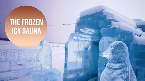 This Ice Sauna Is Straight Out Of "Frozen"