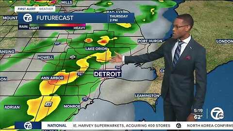 Detroit weather: Strong storms this afternoon
