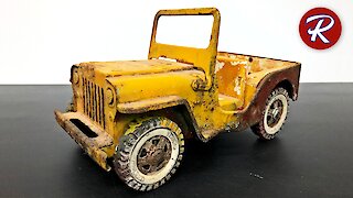 Vintage rescue restorations: 1960's Tonka toy Jeep