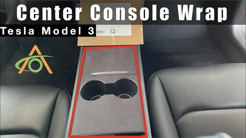 Tesla Model 3 Alcantara Center Console Wrap from Abstract Ocean